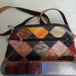 Multicolor Patchwork Women's Bag